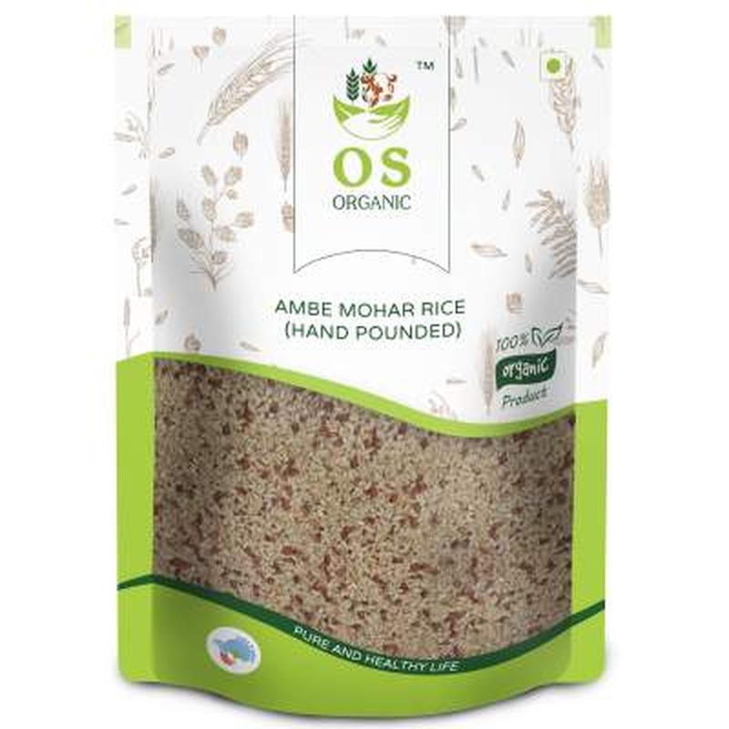Orgenik: Ambe Mohar Rice (Hand Pounded) from the brand OrgaSatva Foods