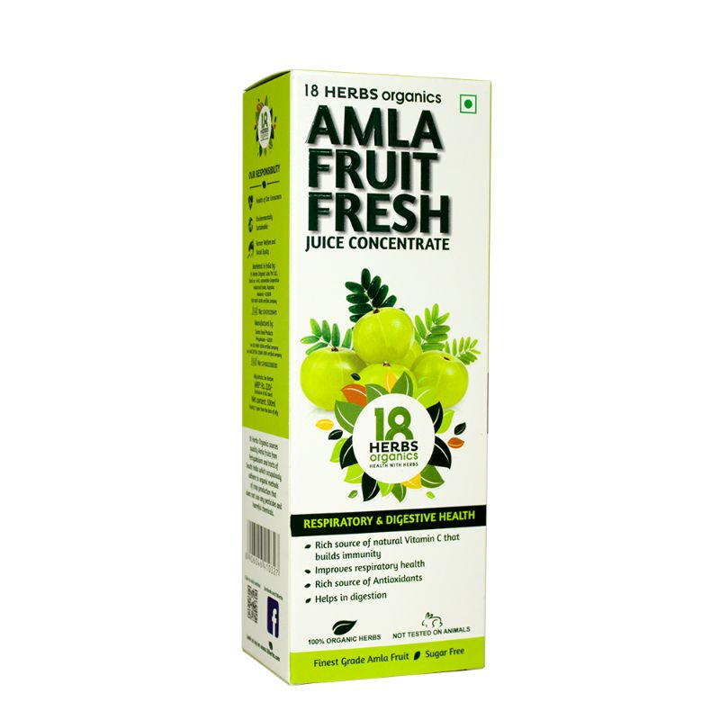 Orgenik: Amla Fruit Fresh Juice Concentrate from brand 18 Herbs Organics