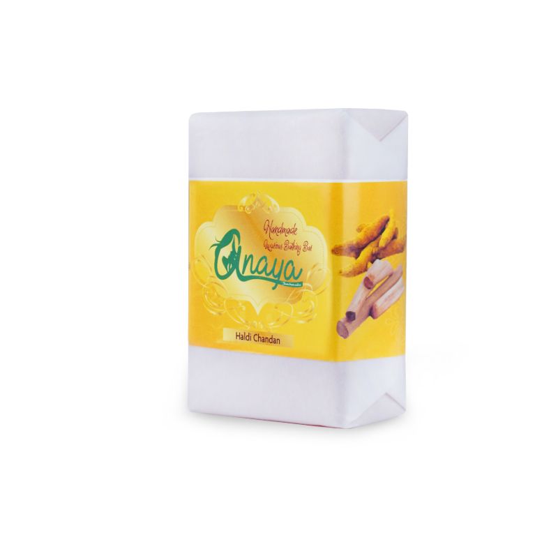 Orgenik: Haldi Chandan Luxurious Handmade Bathing Bar with the Finest Ayurvedic Ingredients from the brand Anaya