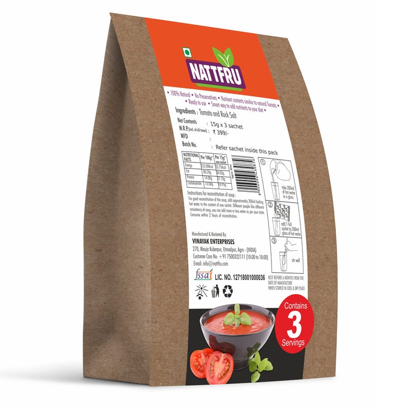 Orgenik: Shop Tomato Soup Powder 45g