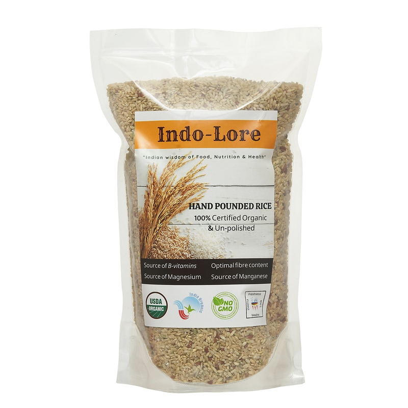 Orgenik: Certified Organic Ambemohar / Govindbhog Rice from brand Indo-Lore