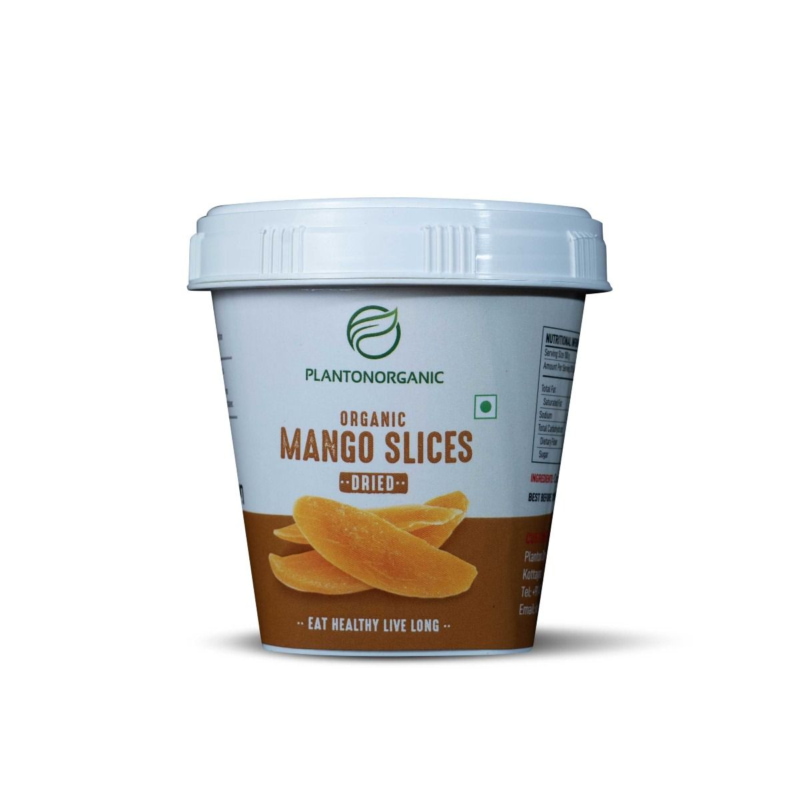 Orgenik: Shop Organic Mango Slices (Dried) from brand Plantonorganic