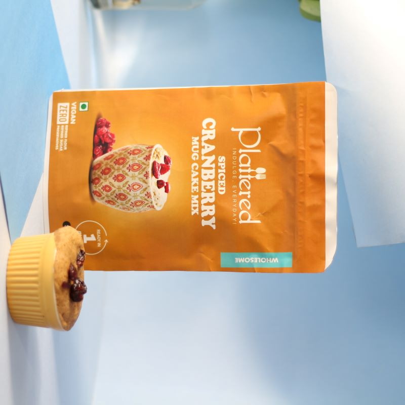 Orgenik: Shop Spiced Cranberry Mug Cake Mix from the brand Plattered