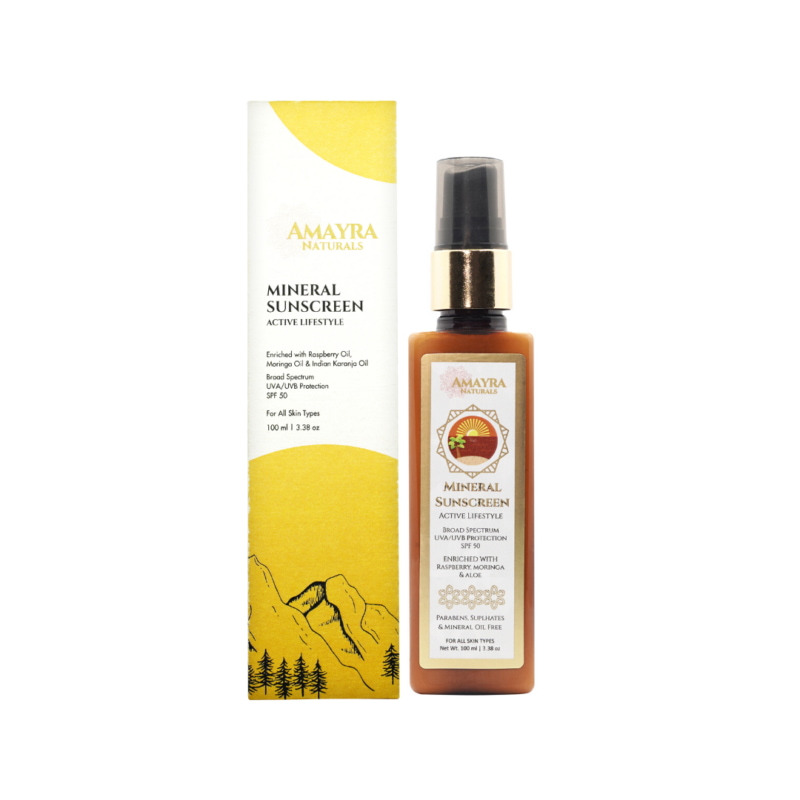 Orgenik: Shop Oxybenzone Free Mineral Sunscreen | SPF 50 | Active Lifestyle - from the brand Amayra Naturals