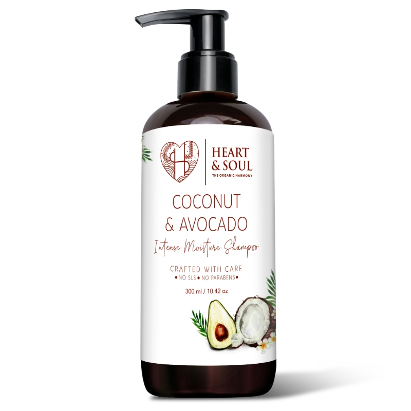 Orgenik: Coconut and Avocado Intense Moisture Shampoo from brand heart & soul