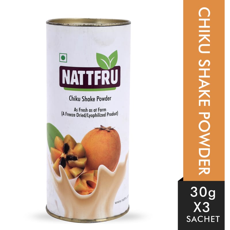 Orgenik: Shop Chiku Shake Powder 90g from the brand Nattfru