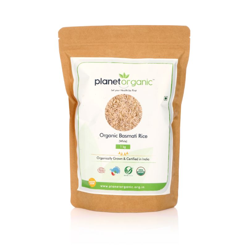 Orgenik: Basmati Rice (White) from brand Planet Organic