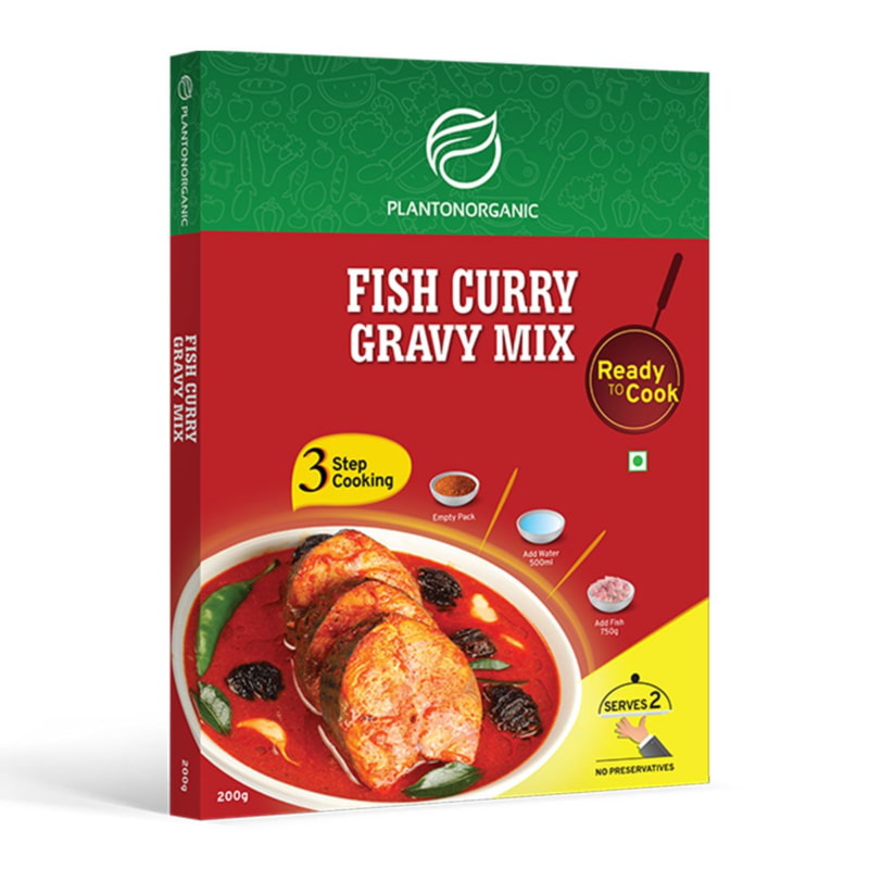 Orgenik: Shop Ready To Cook Fish Curry Gravy Mix from brand Plantonorganic
