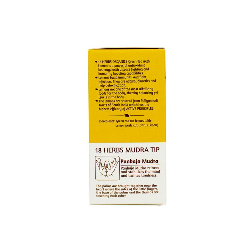 Orgenik: Green Tea with Lemon from brand 18 Herbs Organics
