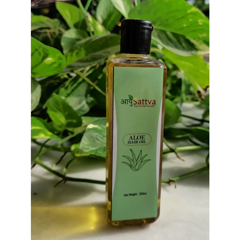 Orgenik: Aloe Hair Oil from brand AyuSattva
