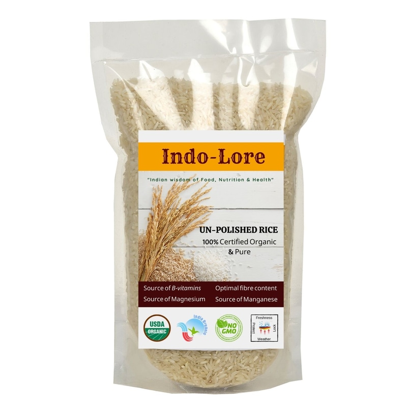 Orgenik: Certified Organic Wada Kolam Rice from brand Indo-Lore