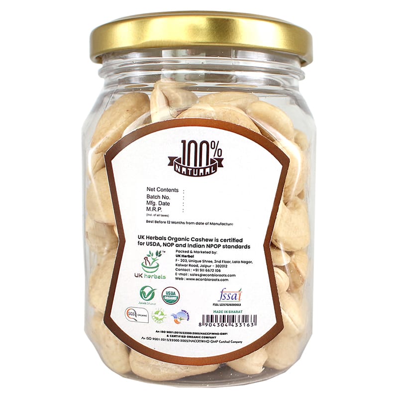 Orgenik: Shop Organic Cashew 150g - ECONBIO ROOTS from the brand ECONBIO ROOTS