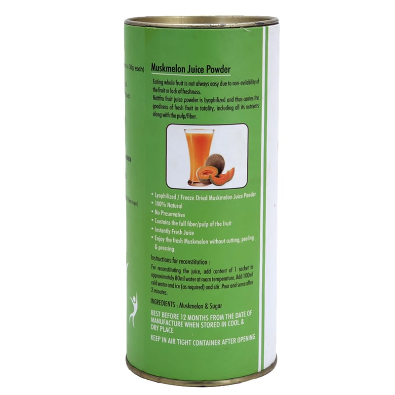 Orgenik: Shop Muskmelon Fruit Juice Powder 90g from the brand Nattfru