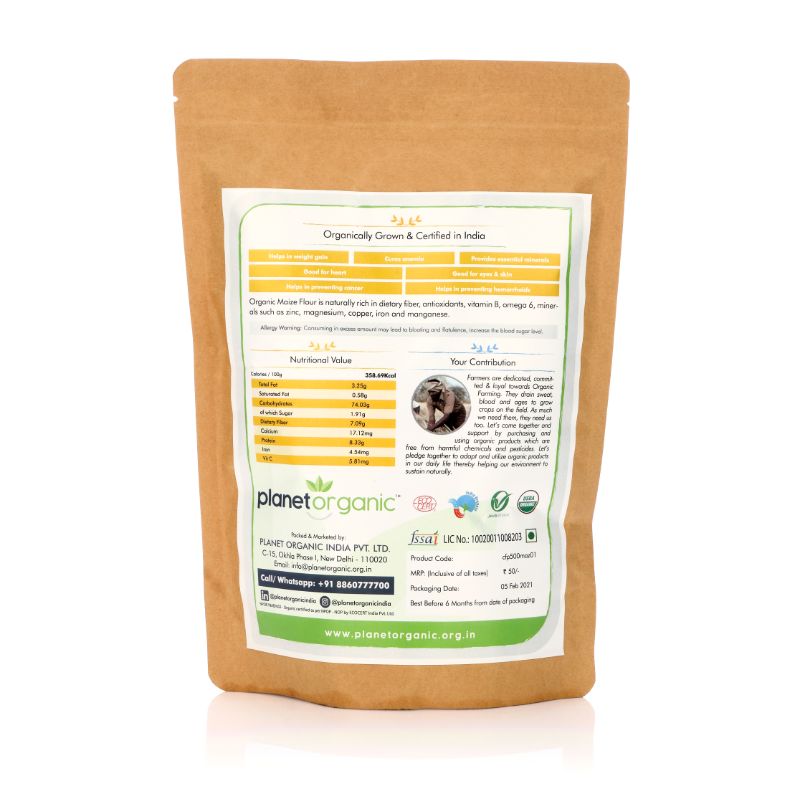 Orgenik: Maize Atta from brand Planet Organic