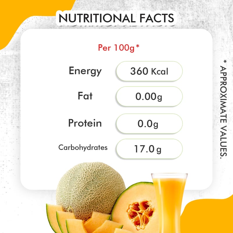 Orgenik: Shop Muskmelon Fruit Juice Powder 90g from the brand Nattfru