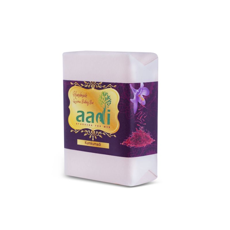 Orgenik: Kumkumadi Luxurious Handmade Bathing Bar with the Finest Ayurvedic Ingredients from the brand Aadi