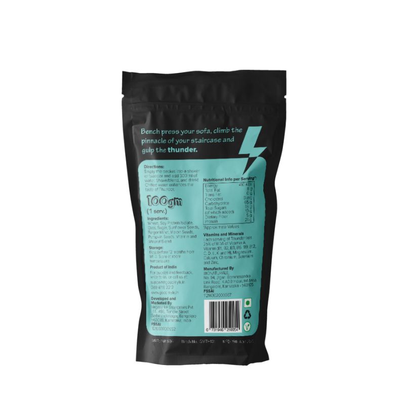 Orgenik: Thunder - Meal Replacement Powder from brand Goodmylk