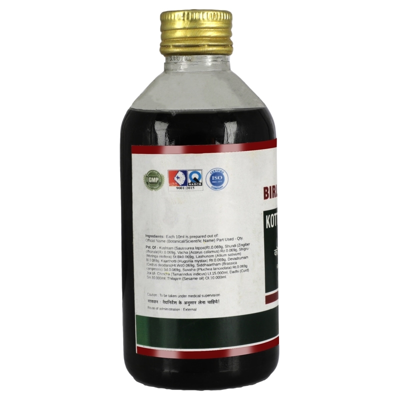 Orgenik: Shop Kottamchukkaadi Thailam from the brand Birla Ayurveda
