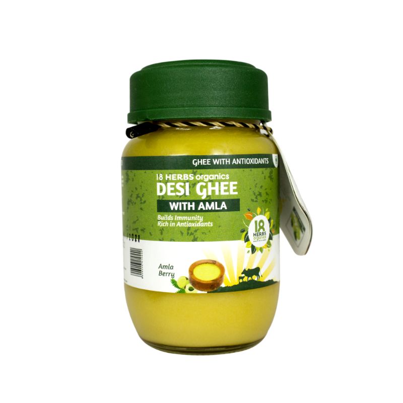 Orgenik: Desi Ghee with Amla from brand 18 Herbs Organics