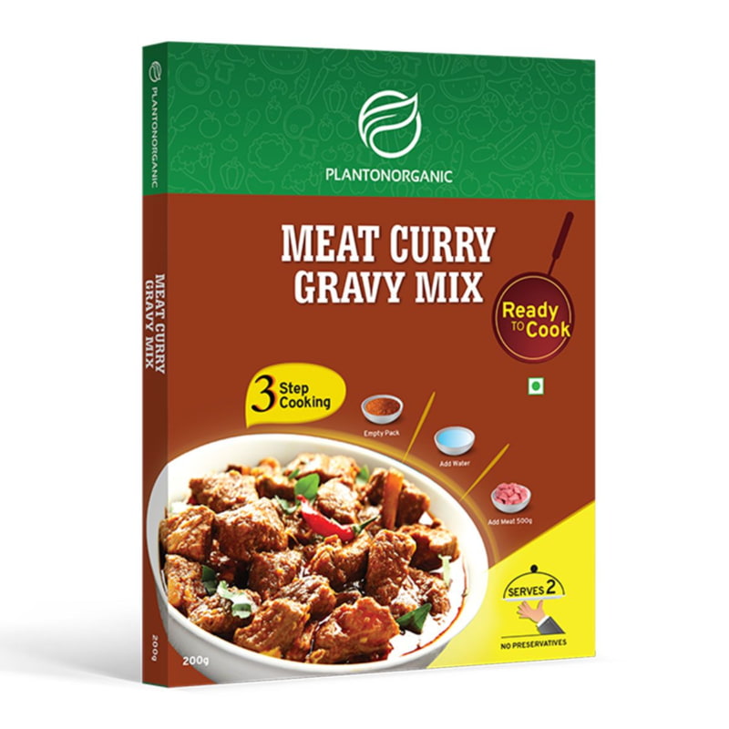 Orgenik: Shop Ready To Cook Meat Curry Gravy Mix from brand Plantonorganic