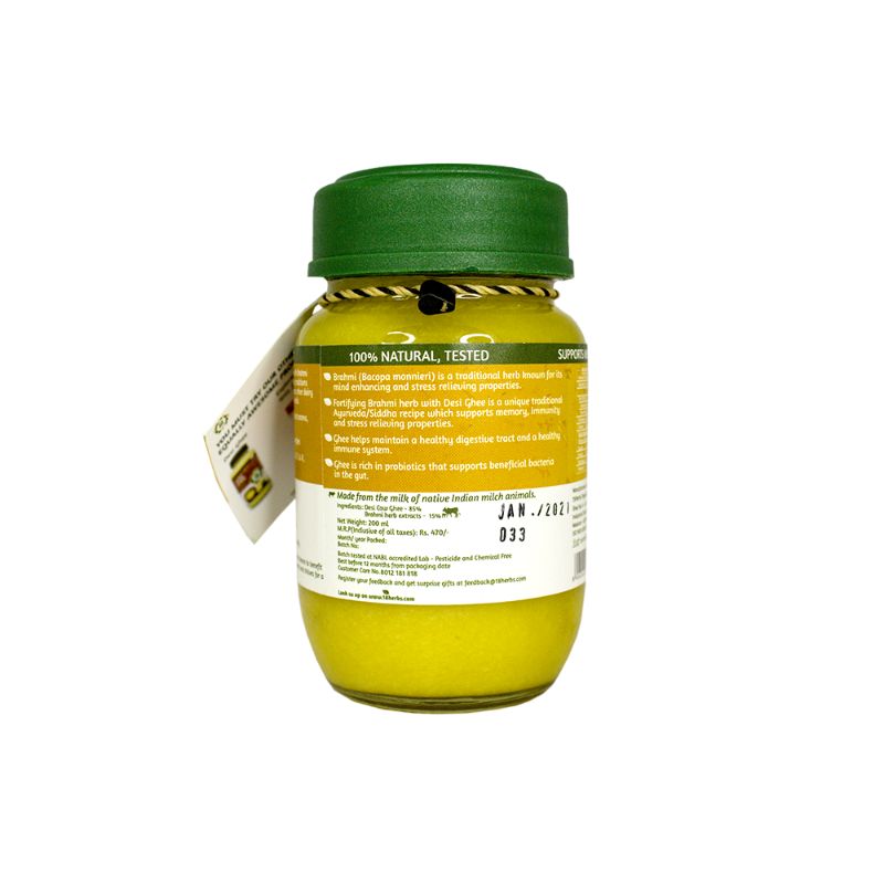 Orgenik: Desi Ghee with Brahmi from brand 18 Herbs Organics
