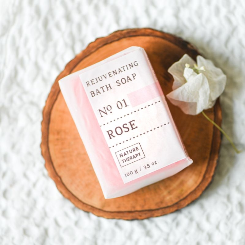 Orgenik: Rose Bath Soap from brand Nature Therapy