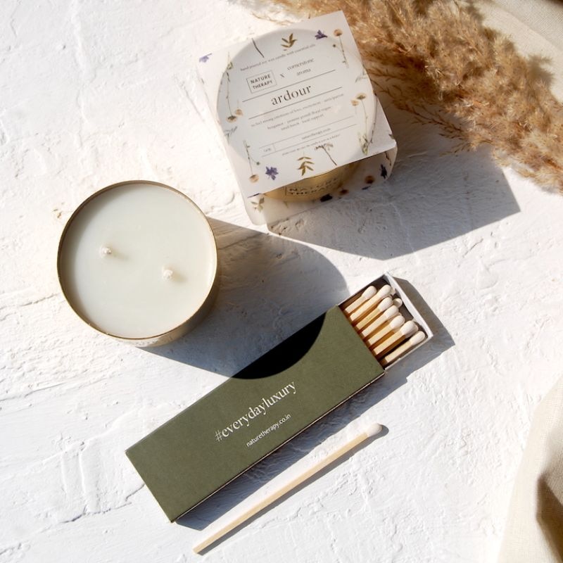 Orgenik: Ardour Soy Candle from brand Nature Therapy
