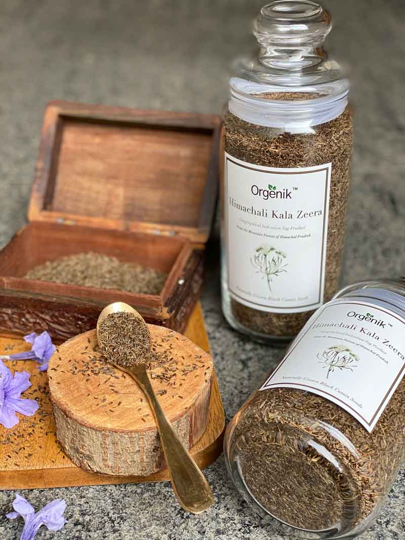 Orgenik: Shop Natural Himachali Kala Zeera (Black Cumin) - Kinnaur from the brand Orgenik