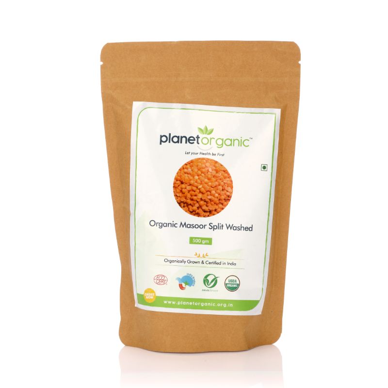 Orgenik: Masoor (Split Skinless) from brand Planet Organic