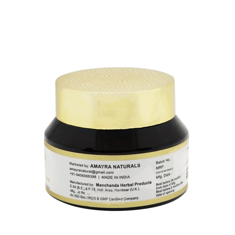 Orgenik: Shop Nyra Face Wash Powder Exfoliates & Brightens Turmeric +Aloe+ VitC - from the brand Amayra Naturals