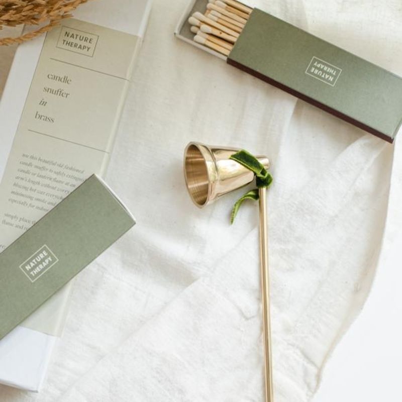 Orgenik: Candle Snuffer in brass from brand Nature Therapy
