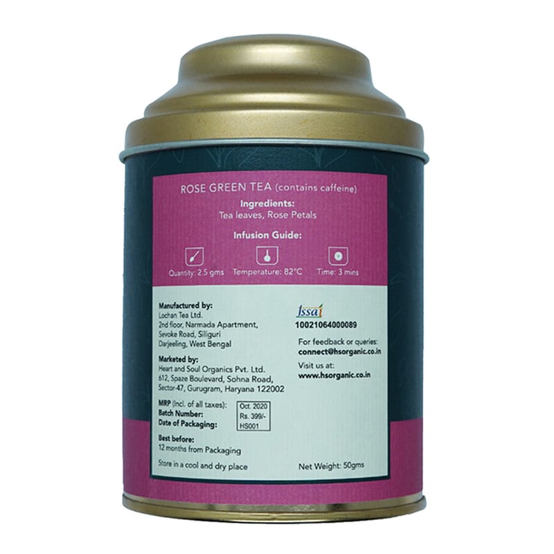 Orgenik: Shop Rose Green Tea from the brand Heart & Soul
