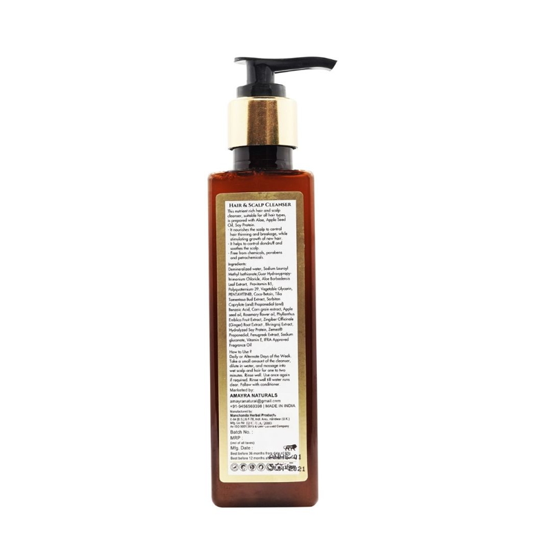 Orgenik: Shop Perfect Hair Day Sulphate & CAPB Free Shampoo For All Hair Types from brand Amayra Naturals