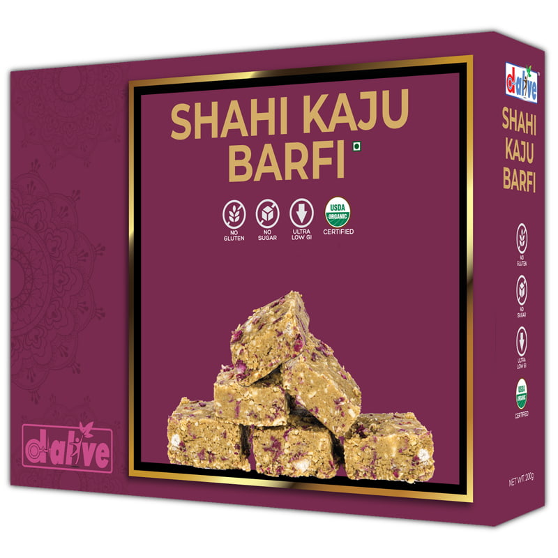 Orgenik: Shop Shahi Kaju Barfi from brand D-Alive