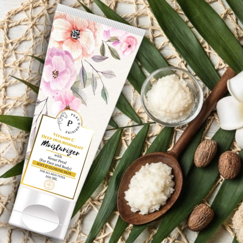 Orgenik: Shop Vitamin C Deep Nourishment Face Moisturizer for Summer with Pure Saffron For Skin Illumination from the brand Peau D'origine