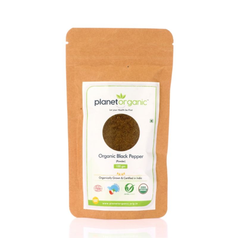 Orgenik: Black Pepper Powder from brand Planet Organic