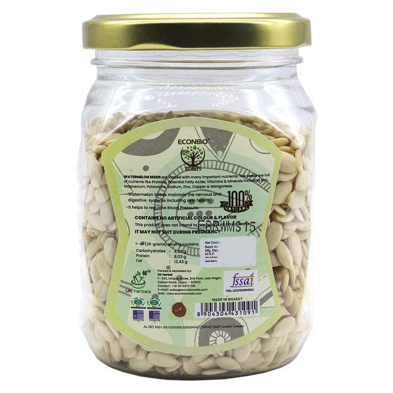 Orgenik: Shop Raw Water Melon Seeds 150g (Pack Of 2) - ECONBIO ROOTS from the brand ECONBIO ROOTS