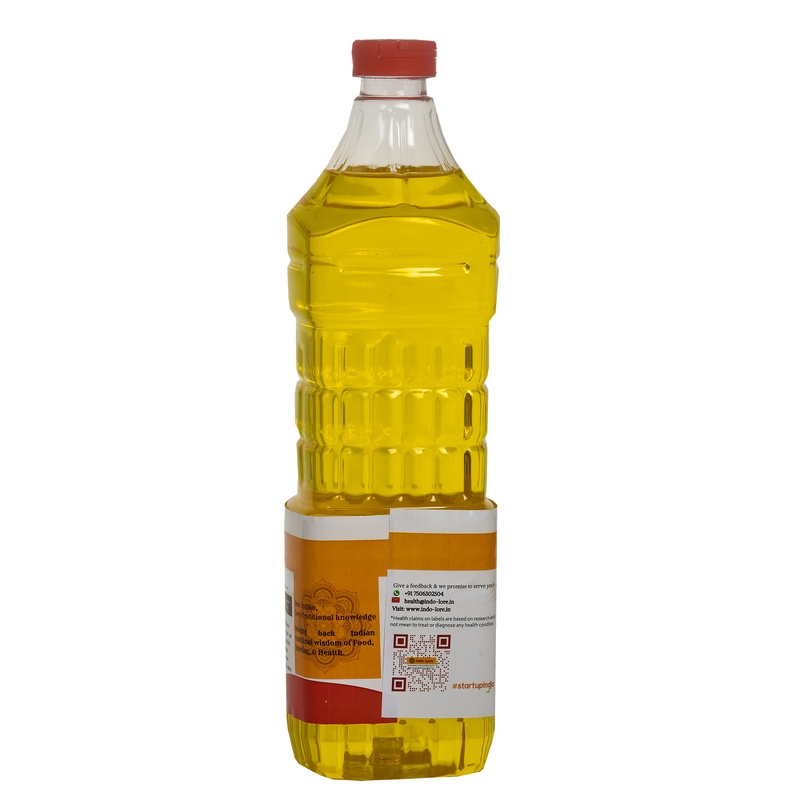 Orgenik: Certified Organic Cold-Pressed Groundnut Oil from brand Indo-Lore