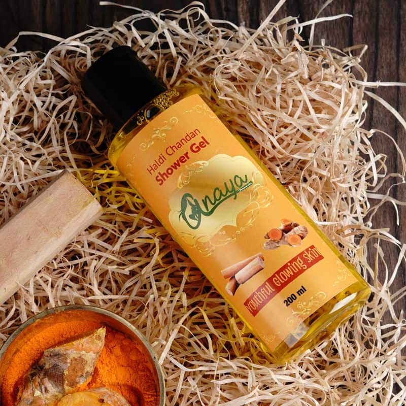Orgenik: Haldi Chandan Shower Gel with the Finest Ayurvedic Ingredients from the brand Anaya