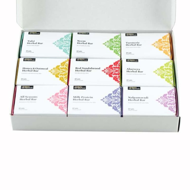 Orgenik: Navarasa Herbal Bar Gift Pack from brand Bipha Ayurveda