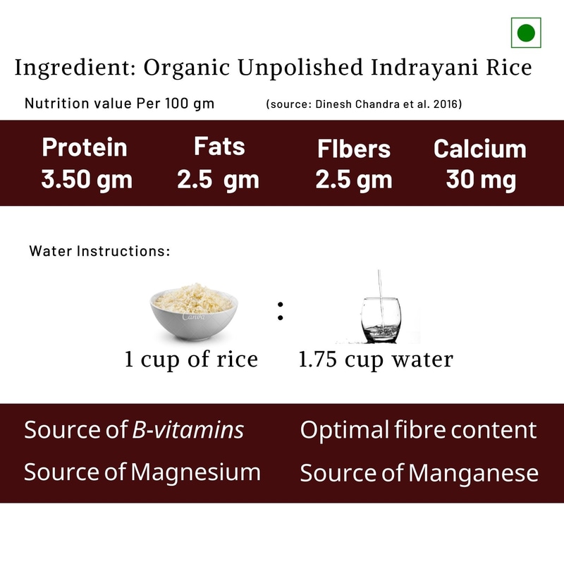 Orgenik: Certified Organic Red Rice from brand Indo-Lore