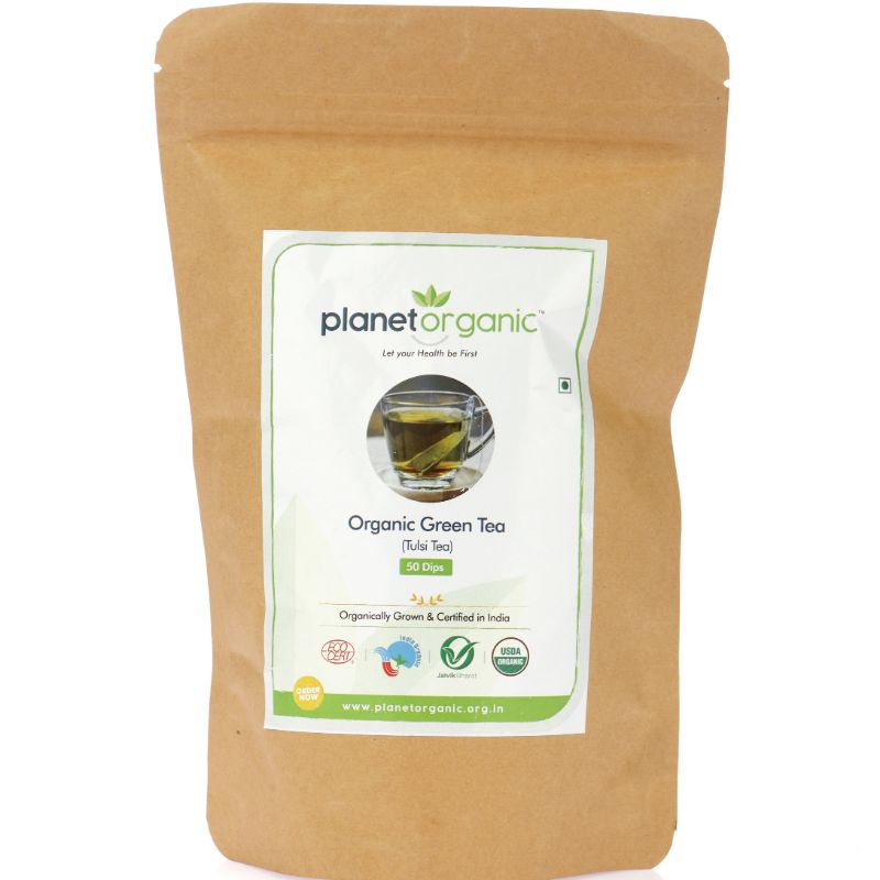 Orgenik: Green Tea 50 Dips from brand Planet Organic