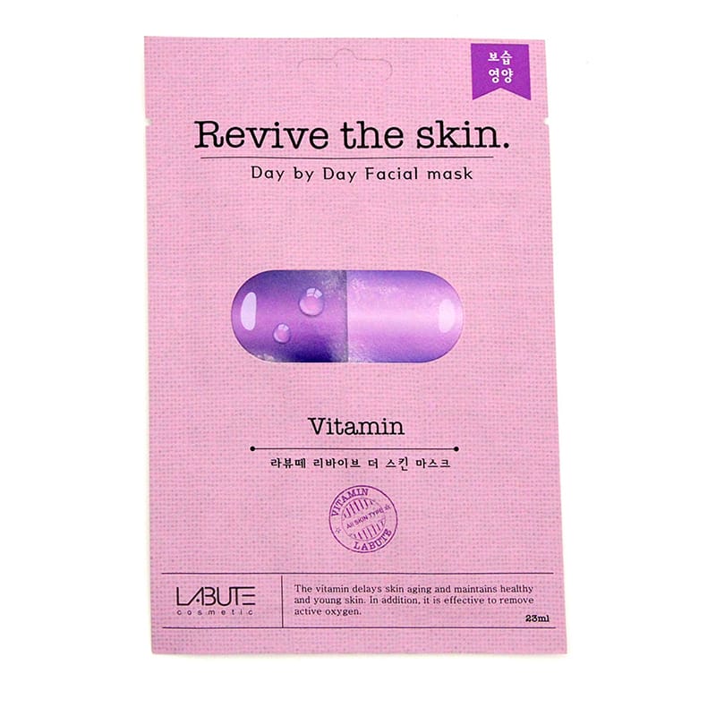 Orgenik: Shop Labute Vitamin Facial Sheet Mask (Pack Of 5) - ECONBIO ROOTS from the brand ECONBIO ROOTS
