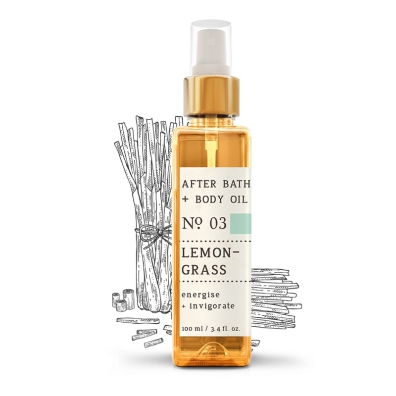 Orgenik: Lemongrass after Bath + Body Oil from brand Nature Therapy