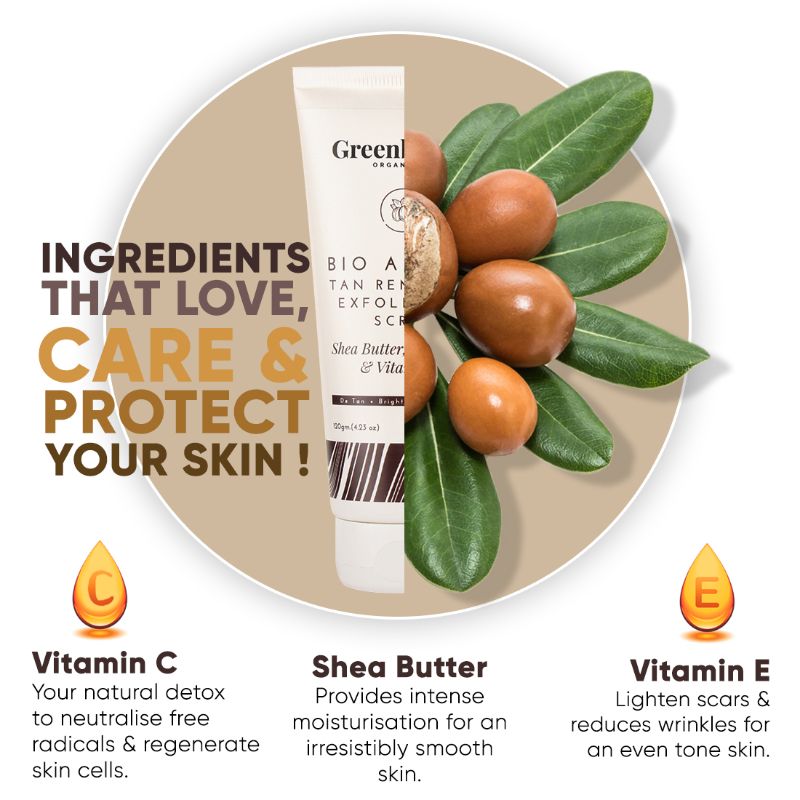 Orgenik: Bio Active Tan Removing Exfoliating Scrub for Pigmentation