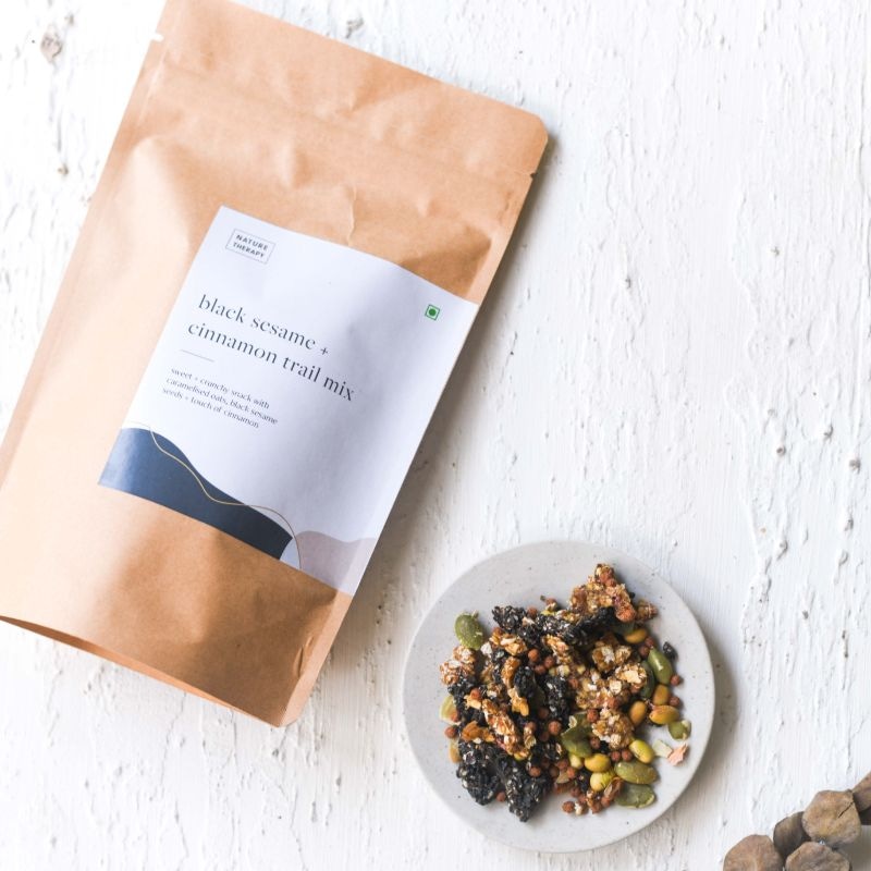 Orgenik: Black Sesame + Cinnamon Trail Mix from brand Nature Therapy