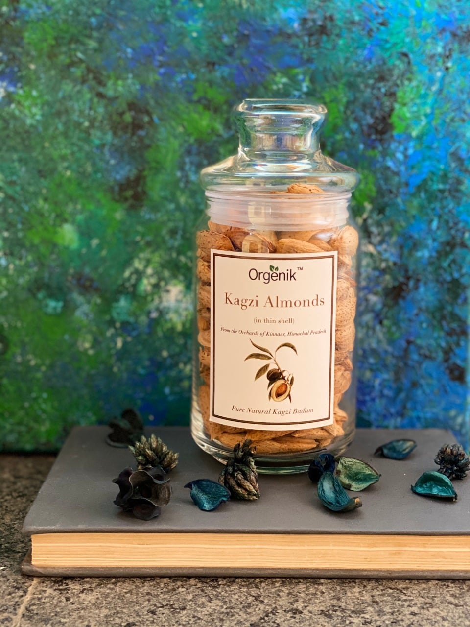 Orgenik: Shop Natural Kagzi Almonds (Kagzi Badam) - Kinnaur from the brand Orgenik