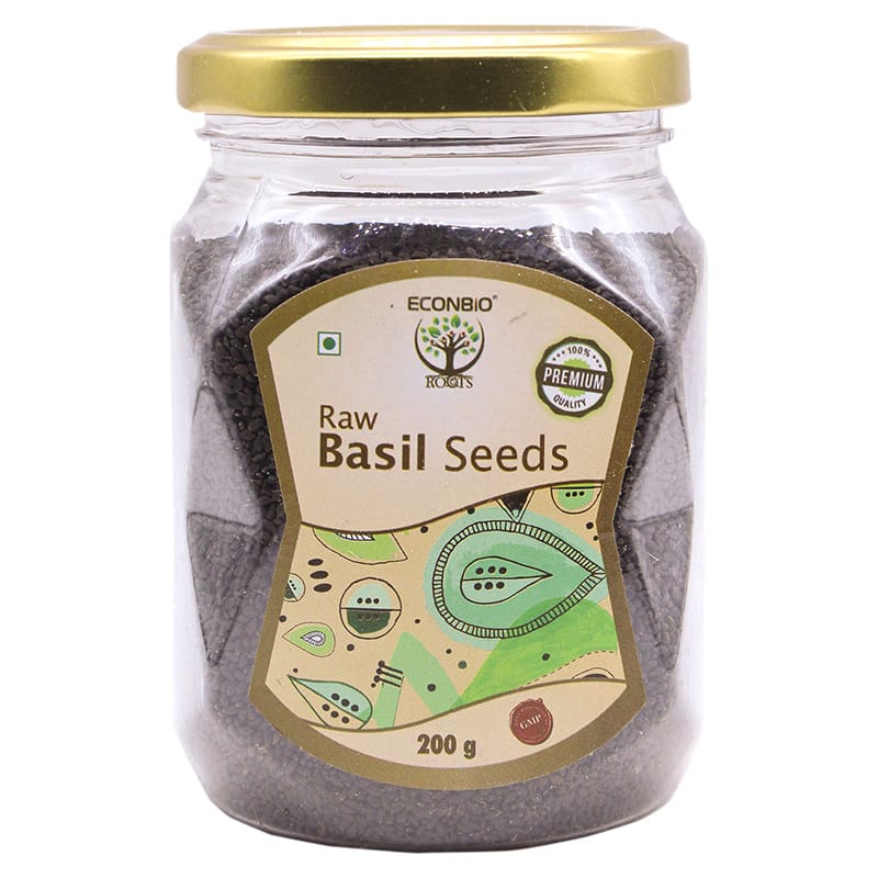 Orgenik: Shop Raw Basil Seeds 200g - ECONBIO ROOTS from the brand ECONBIO ROOTS