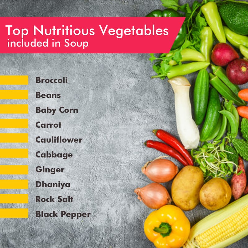 Orgenik: Shop Real Vegetable Soup Powder 20g from the brand Nattfru