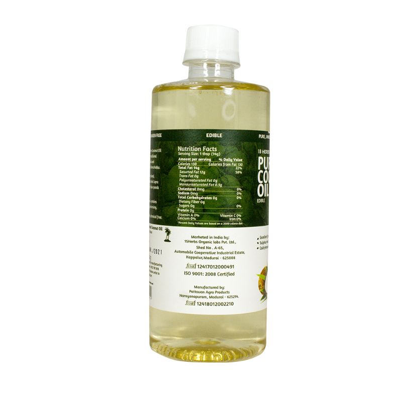 Orgenik: Pure Edible Coconut Oil from brand 18 Herbs Organics